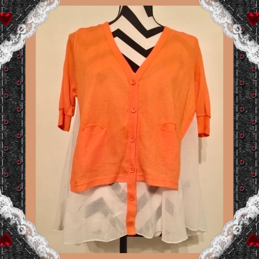 Fashion Mix&Match Color Block Button Up Top